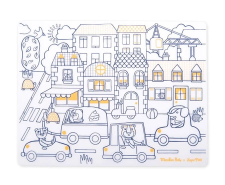 Display 10 silikonowych mat do kolorowania 102647