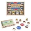 Stempelki Mój pierwszy drewniany zestaw pieczątek Pojazdy Melissa and Doug 12391-MD