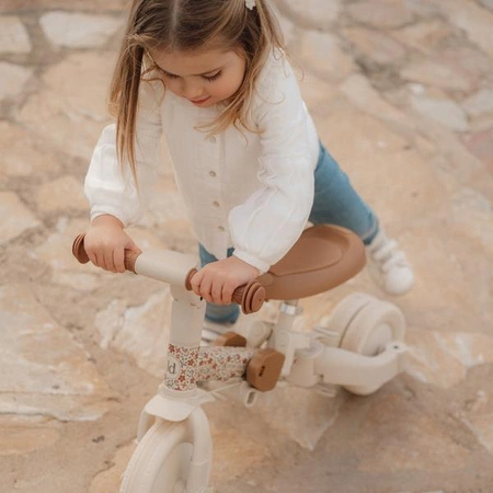 Little Dutch Rowerek trójkołowy 4w1 z rączką Sunny Flower