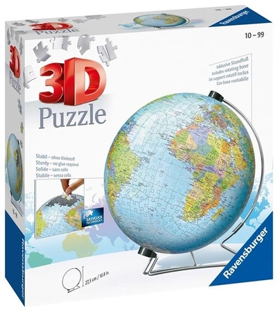 Ravensburger Puzzle 3D Kula Ziemska Globus 540 el.