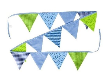 Zielono-niebieska girlanda