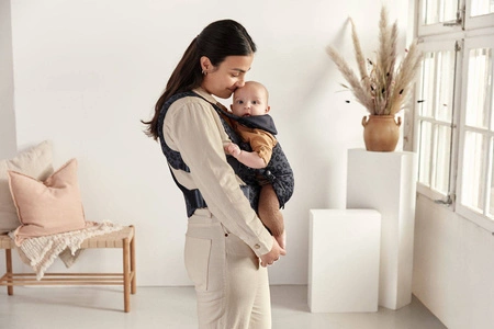 BABYBJORN MOVE 3D Mesh - nosidełko, Antracyt/Leopard