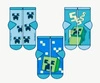 Minecraft kids socks Creeper tri-pack (size: 31-34) / Minecraft skarpetki dziecięce Creeper trójpak (rozmiar: 31-34)