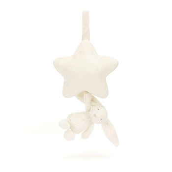 JellyCat - Króliczek z Gwiazdką i Pozytywką Kremowy 30 cm