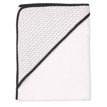 Ręcznik kąpielowy z kapturem LUMA Mixed White