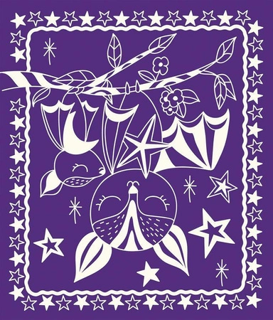 Zestaw kreatywny Do zdrapywania Karty świecące w ciemności Nocny świat 7+, Janod