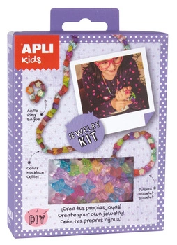 Mini zestaw do tworzenia biżuterii Apli Kids - Star