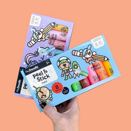 HeyDoodle Farba do Tworzenia Naklejek. Peel & Stick Paint.