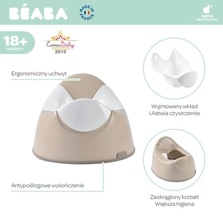 Beaba Nocnik z wyjmowanym wkładem Clay