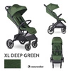 Easywalker Jackey² XL Komfortowy, samoskładający się wózek spacerowy z torbą transportową i osłoną przeciwdeszczową Deep Green