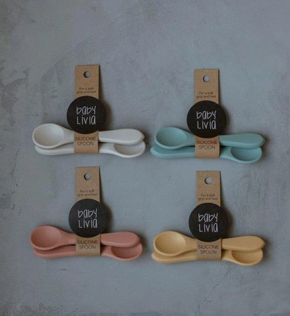 Baby Livia Zestaw 2 łyżeczek Muted Clay 400-9