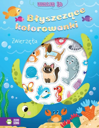 Zwierzęta. Błyszczące kolorowanki