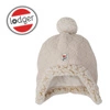 Lodger Dwuwarstwowa zimowa czapeczka z polaru jasnobeżowa Fleece Birch 1-2 l