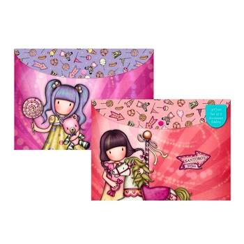 Zestaw Teczek A4 - Gorjuss - Fairground - Carousel / First Prize