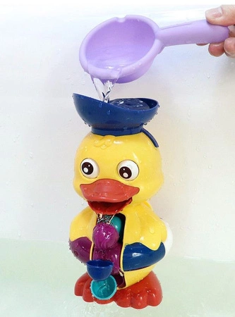 WOOPIE Kaczuszka Zabawka Wodna do Kąpieli Kołowrotek Przelewowa