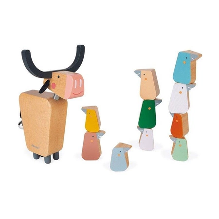 Gra balansowa drewniana Bawół, Janod