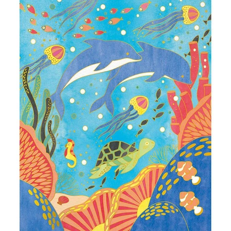 Zestaw kreatywny Złote kontury Zwierzęta 6+, Janod