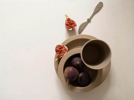 Elodie Details - Zestaw obiadowy dla dzieci - Pure Khaki