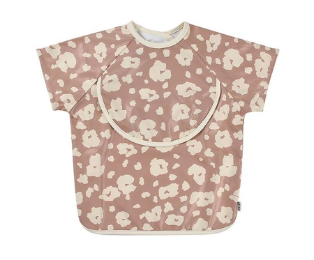 Beaba Śliniak 2w1 z odpinanym długim rękawem Savannah bloom