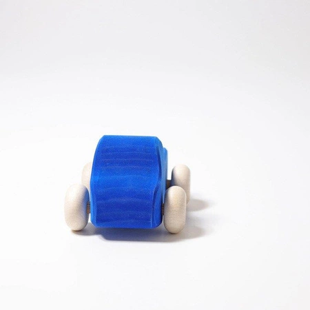 Samochodzik na kółkach, niebieski, 1+, Grimm's