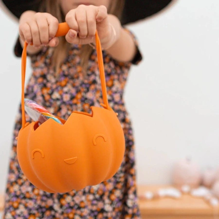 Silikonowe wiaderko Dynia We Might Be Tiny - Bright Orange