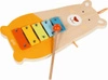 Drewniany ksylofon Miś pomarańczowy 61877-Goki, instrumenty dla dzieci