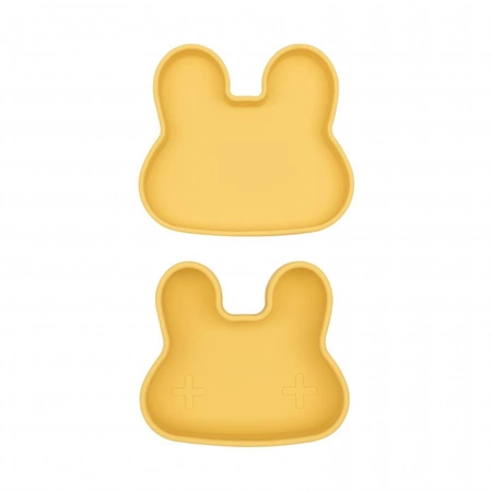 Zamykany silikonowy pojemnik Króliczek We Might Be Tiny - Yellow