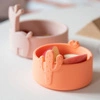 Done by Deer Miseczka Silikonowa 2 szt. Lalee Powder/Coral