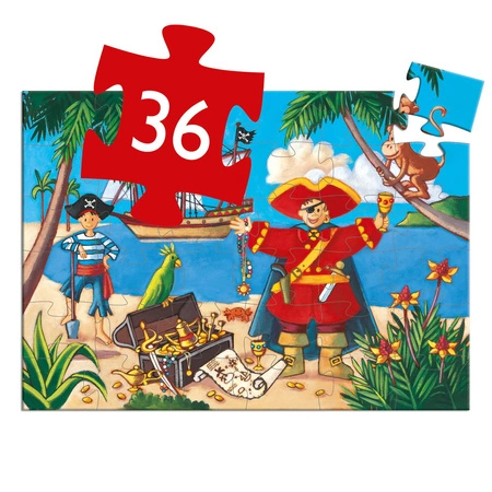 Puzzle tekturowe PIRAT 36 el. DJ07220