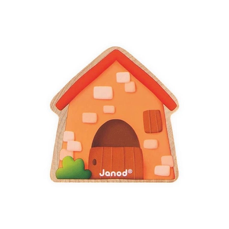 Nawlekanka z drewnianymi owieczkami Farma 2+, Janod