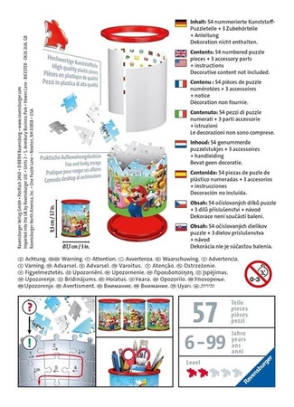 Ravensburger Puzzle 3D Przybornik na Biurko Super Mario 54 el.
