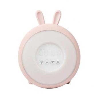 Królik Lampka Budząca Światłem Różowa Rabbit&Friends