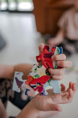 Mudpuppy Puzzle obserwacyjne Potężne dinozaury 64 elementy 4+