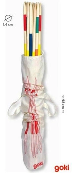 Gigantyczne bierki w bawełnianym worku, 98 cm, 25 patyków