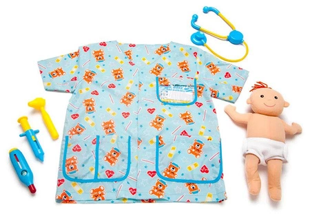 Strój dla dzieci Pielęgniarka lekarz i lalka 18519 Melissa & Doug przebieranie odgrywanie ról