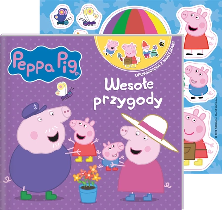 Wakacyjne przygody. Świnka Peppa. Opowiadania z naklejkami