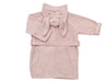Szlafrok bambusowy z kapturkiem Różowy 4-6l BAMBOOM