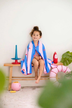 Quut Dwustronny ręcznik plażowy PlayTowels M (140 x 70cm) Lighthouse