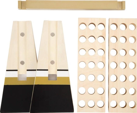 Cztery w rzędzie Gold edition - drewniana gra logiczna 12219-SF-Small Foot, gry logiczne