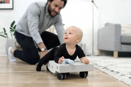 MODU Curiosity kit 4in1 - Kreatywne klocki rozwijające motorykę dużą, niebieski