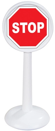 WOOPIE Zestaw Edukacyjny Mini Znaków Drogowych 16 el. + Samochodzik