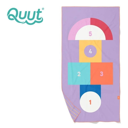 QUUT Dwustronny ręcznik plażowy PlayTowels M (140 x 70cm) Hopscotch