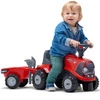 FALK Jeździk Traktorek Baby Case IH Ride-On Czerwony z Przyczepką + akc. od 12 miesięcy