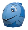 Silikonowy czepek dla dzieci SwimFin - NIEBIESKI