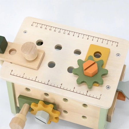 VIGA PolarB Mini Warsztat 2w1 Skrzynka z Narzędziami Zestaw Drewniany