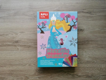 Zestaw artystyczny kalkomanii z folią Apli Kids - Księżniczki