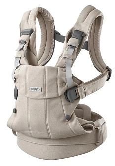BABYBJORN - nosidełko Harmony, Woven Jasny Beż melanż