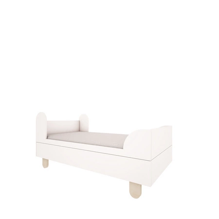 Basic łóżko 80 x 200 cm Biały - WoodLuck