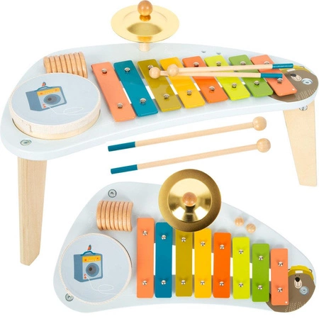 Drewniany stolik muzyczny z instrumentami Groovy Beats 12255-Small Foot