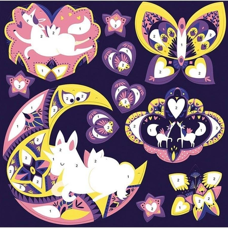 Zestaw kreatywny Brokat i blask Łapacz snów 7+, Janod